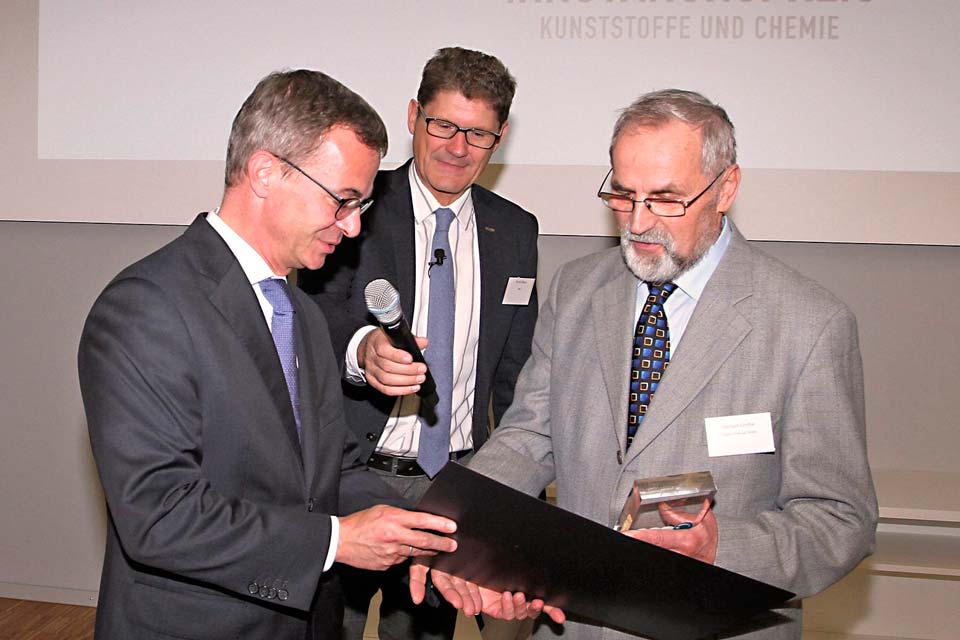 Ehrenpreisverleihung „Cluster Kunststoffe und Energie“ 2016